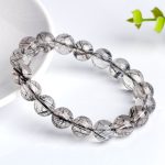 Natural Black Hair Crystal Bracelet, high-quality crystal gem accessories bulk supply. - Image 2