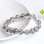 Natural Black Hair Crystal Bracelet, high-quality crystal gem accessories bulk supply. - Image 3