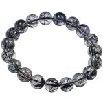 Natural Black Hair Crystal Bracelet, high-quality crystal gem accessories bulk supply. - Image 4