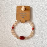Red agate beaded bracelet, high-value light luxury niche design, delicate cold Chinese style New Year wrist jewelry. - Image 2