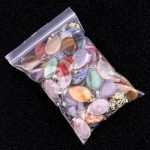 Natural Crystal Agate Flat Teardrop Pendant, Stone Charms, DIY Jewelry Accessories Wholesale - Image 4