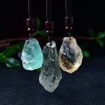 Unisex Natural Mixed Crystal Rough Stone Pendant, White Amethyst Citrine Rose Quartz Mineral Ornaments, Festival Gifts - Image 4