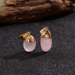 Natural Rose Quartz Raw Stone Pendant, Pink Crystal Necklace Charms, DIY Jewelry Accessories - Image 4