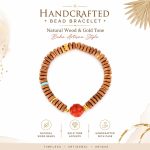 Chinese Chic Olive Nut Bamboo Joint Bracelet - Literary Retro Single Loop New Chinese Style Meditation Beads - Image 2