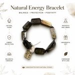 Natural Crystal Beaded Bracelet - Women Minimalist Sterling Silver Chain Necklace Jewelry Gift for Girlfriend - Image 2