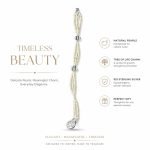 Natural Pearl Necklace - Fashion Minimalist S925 Sterling Silver Pearl Clavicle Chain Jewelry Gift for Girlfriend - Image 2