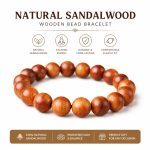Aged Taihang Arborvitae Wood Bracelet - 2.0cm Single Loop Red Oil Translucent Buddhist Prayer Mala Beads - Image 2