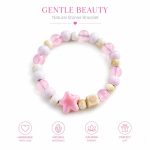Jingdezhen Ceramic Beaded Bracelet - Vintage New Chinese Style Porcelain Beads Couple Gift Ornaments - Image 2