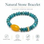 Retro New Chinese Style Chalcedony Abacus Bead Bracelet - Natural Agate Lucky Loop Chain Jewelry - Image 2