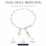 New Fashion Cross Beaded Charm Bracelet - Copper Minimalist Commuter Wrist Accessory for Women - Image 2