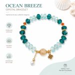 Gradient Color Crystal Beaded Bracelet - Trendy Niche Fine Shimmer Wrist Jewelry for Women - Image 2