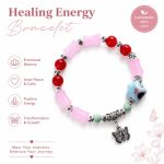Jingdezhen Ceramic Star & Butterfly Bracelet - Forest Style Single Loop Beaded Strand Student Gift - Image 2