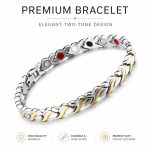 Magnetic Therapy Fish & Wheat Bangle Set - Alloy Magnet Bracelet Anklet Ring Unisex Cross-Border Jewelry - Image 2