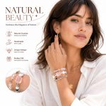 Natural Pearl Beaded Bracelet - Fashion Minimalist Women Pearl Strand Elegant Versatile Daily Wear Jewelry Style C - Image 3