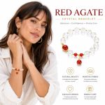 New Summer White Crystal Beaded Bracelet - Niche Premium Strawberry Quartz Strand Jewelry for Girls - Image 3