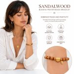 Sandalwood Beaded Bracelet - Men & Women Wooden Meditation Beads New Fashion Hand Jewelry - Image 3