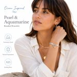 Sterling Silver Fish Pearl Bracelet - Cute Fresh Dainty Elegant Sweet Unique Design Hand Jewelry Gift - Image 3