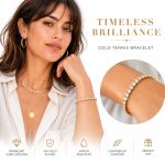 Titanium Steel Roman Zircon Bracelet - Light Luxury Niche Cold Style Cuban Chain Jewelry Gift for Women - Image 3
