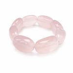 Natural Crystal Beaded Bracelet - High Quality Fashion Sleek Gemstone Jewelry Gift for Girlfriend & Best Friend