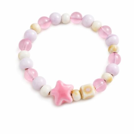 Jingdezhen Ceramic Beaded Bracelet - Vintage New Chinese Style Porcelain Beads Couple Gift Ornaments