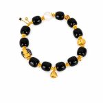 Blessing Agate Beaded Bracelet - Fashion Light Luxury Good Luck Gemstone Strand for Women